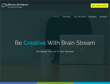 Tablet Screenshot of brainstream.com.au
